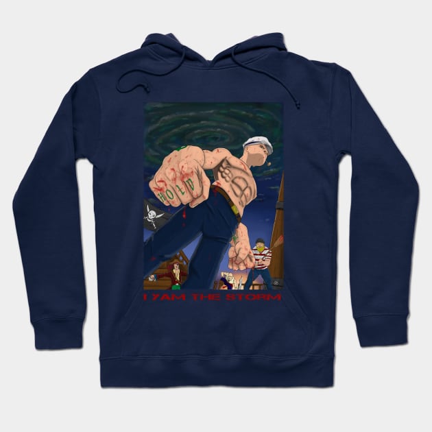 Popeye the Sailor Hoodie by Deadpoolinc